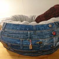 Jeanskorb groß
