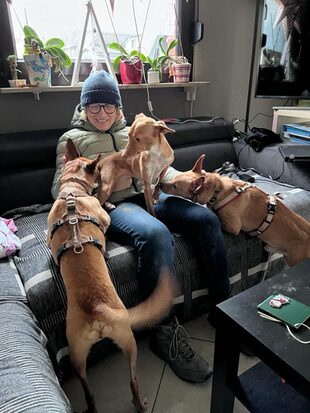 Nicole, Buck, Lilly und Lucky